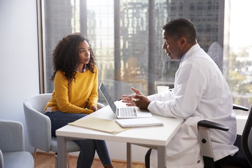 Consultation with a male surgeon