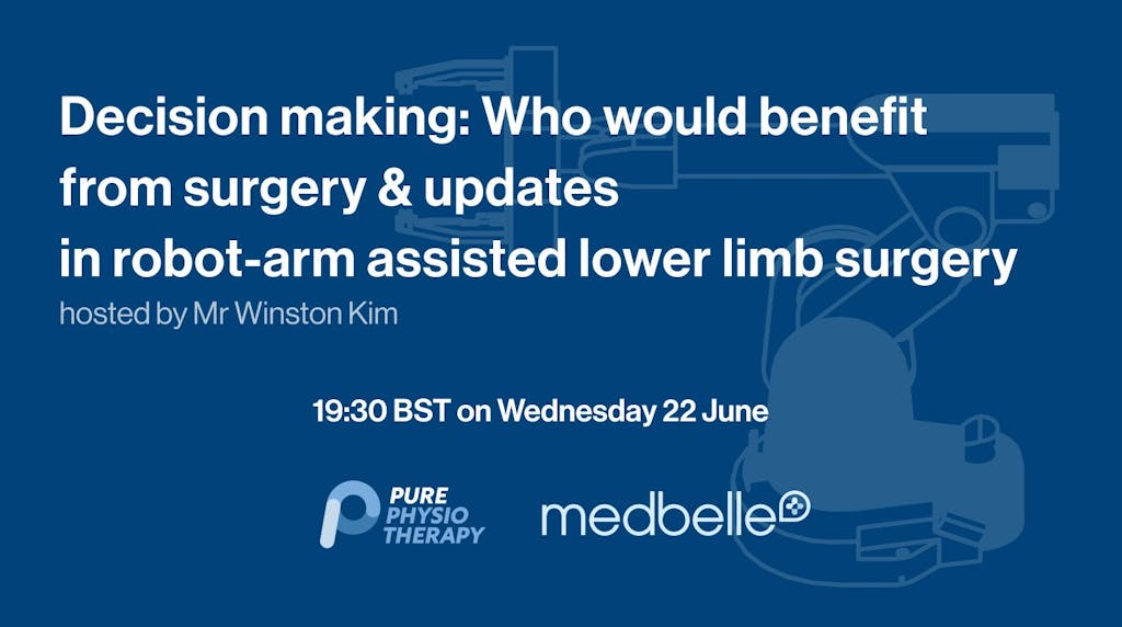 Medbelle & Pure Physio's remote CPD event 22nd June